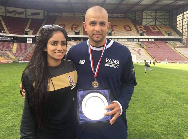 SportingEquals's tweet photo. 🔉Great to to supporting Bangla Bantams community day 2018 @officialbantams 🏟

Pleased to also announce Sporting Equals ambassador and World Champion Silver Medalist @harleenworld will be attending and presenting medals 🥇🏅🏆⚽️ https://t.co/H2XDIQw2L9