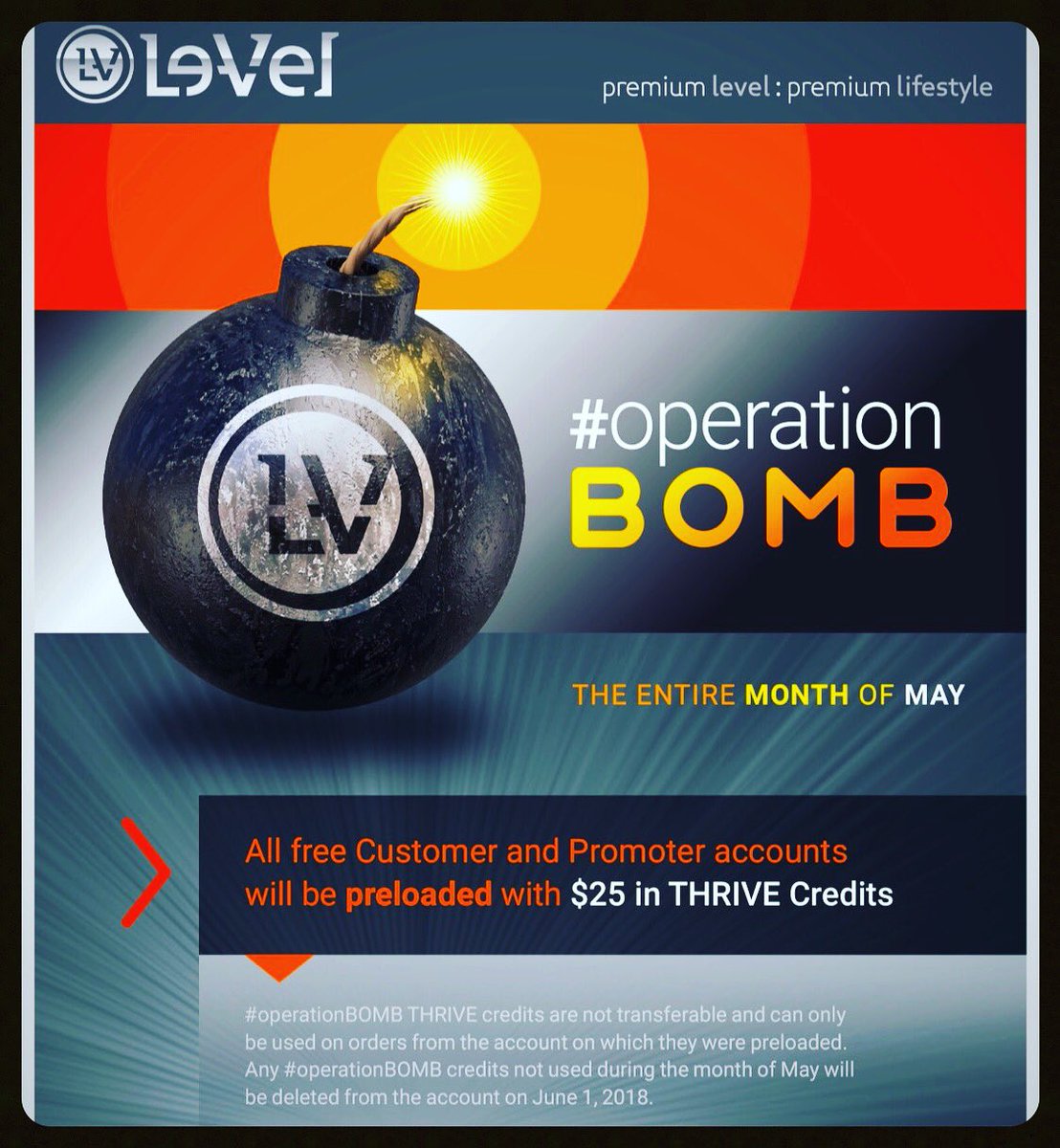 BtRfLYBaybEE's tweet photo. 💣💥💣💥💣💥💣💥💣💥💣
#OperationBomb
NOW through the end of #May 💥 New CUSTOMERS and PROMOTERS Enroll #free now & get loaded with $25.00 in Credits!
https://t.co/h482fud3Wk
#health #nutrition #weight #vitamins #energy #summerbody #join #inspire #workout #cardio #bodybuilding https://t.co/Z3sueflcHH
