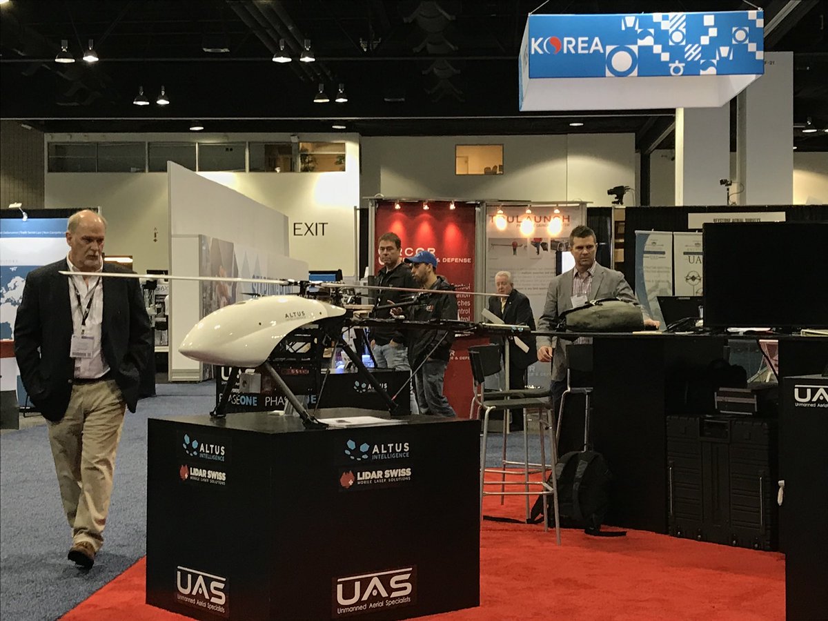 We are underway! Doors are open and booth is ready #Xponential18 #altus #orc2 <a href="/UASDRONES4BIZ/">UAS</a>