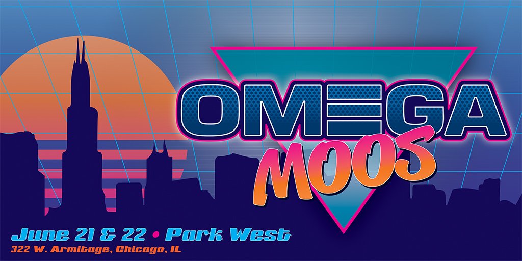 umphreysmcgee's tweet image. The new and improved Omega Moos are back! 
 @parkwestevents |Chicago | 6/21+22 
Tickets on-sale 5/4 at 12pm CT - jamusa.com
More dates to follow. 
Moo. 🐮🐄