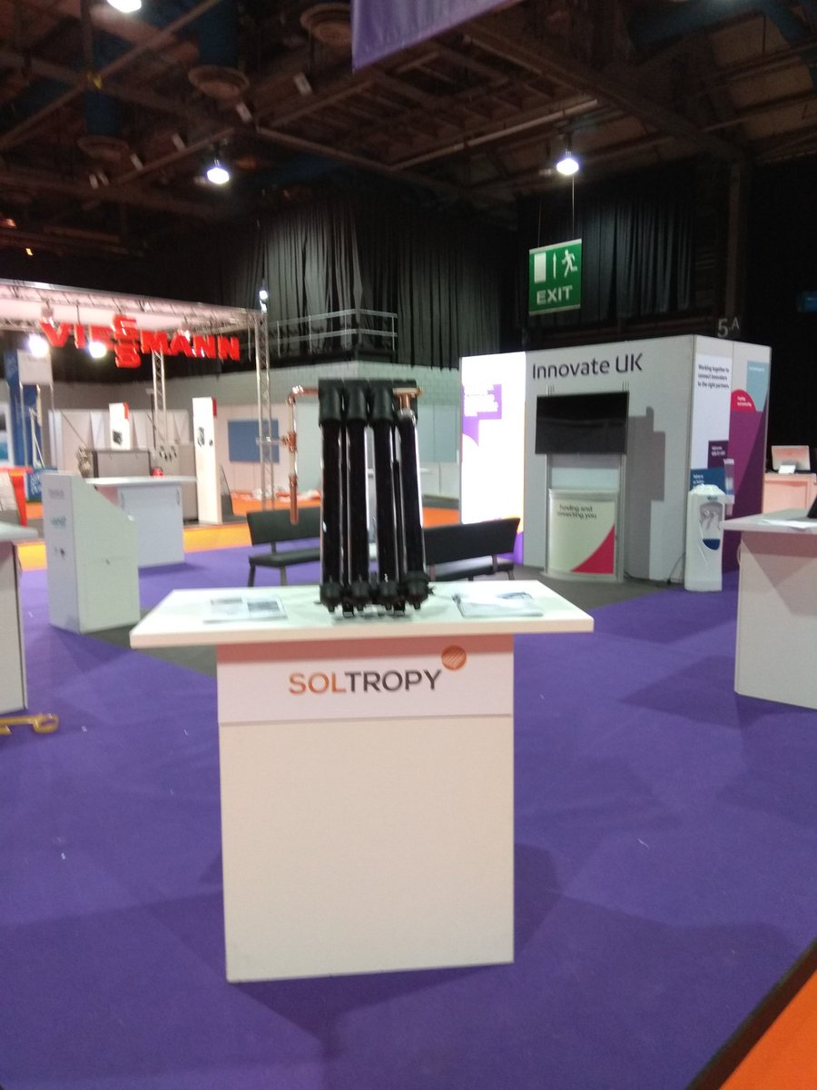 SoltropyUK's tweet photo. The power of 3! Setting up at the SEC for #AllEnergy18. See us at C20, F30 and K30. @AFRCStrathclyde @innovateuk @HeriotWattUni all partners with Soltropy #SolarStu #MiSAwards https://t.co/Wq2Ro3I1gl