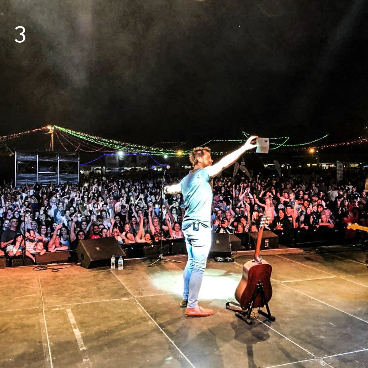 COMPETITION 
Some cool low light pics of the weekend's audience with my #GalaxyS9 If you'd like to #GetAGalaxyS9 + NOW's the time. I'm giving 1 away on Thursday (3May) @ 10Am 
All you have to do is comment and tell me which is your fav pic !
1, 2 or 3 to enter😎
<a href="/SamsungMobileSA/">Samsung Mobile SA</a>