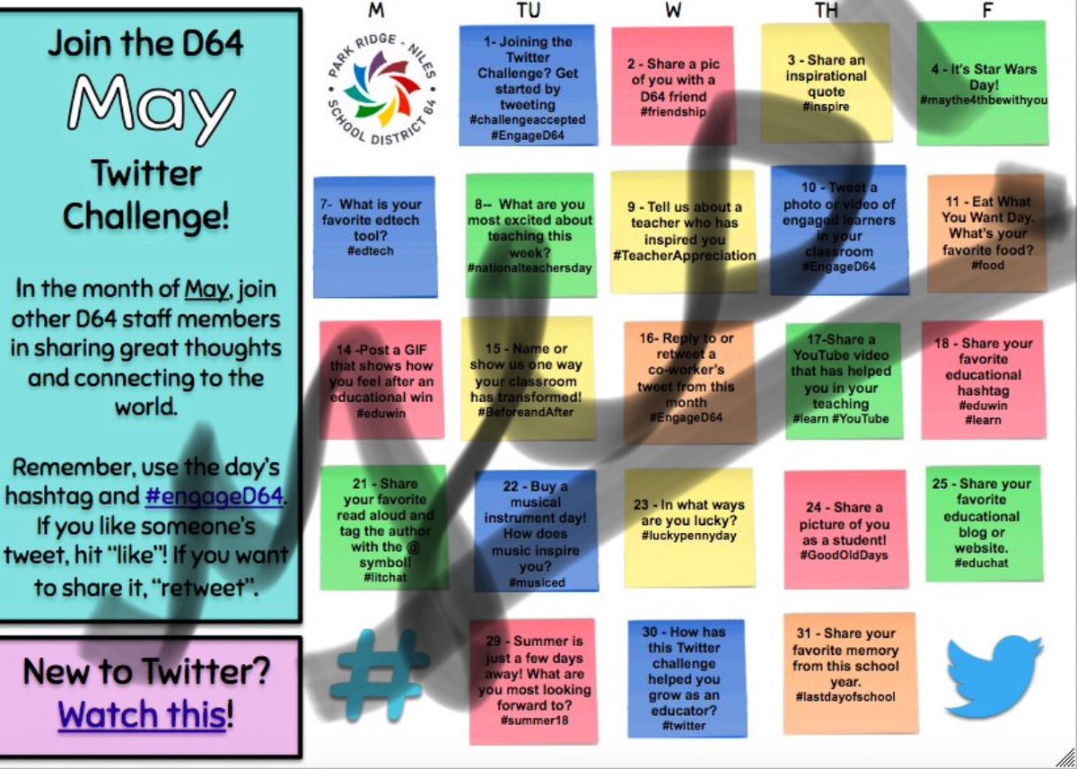 Mrs_SMeza's tweet photo. I’m always up for a challenge! #Challengeaccepted #engaged64 thanks D64 #techperts! https://t.co/dr2nuBlvM4