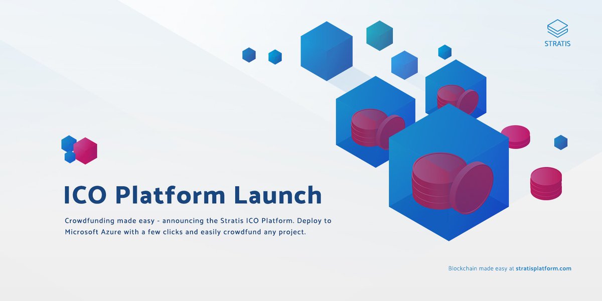 XertraPlatform's tweet photo. Crowdfunding made easy. With the Stratis ICO Platform launching on 9th of May. Easily set up and deploy to Microsoft @Azure with a few clicks and crowdfund any project. #blockchain #crowdfunding #ico $STRAT https://t.co/x9U1op8gIv