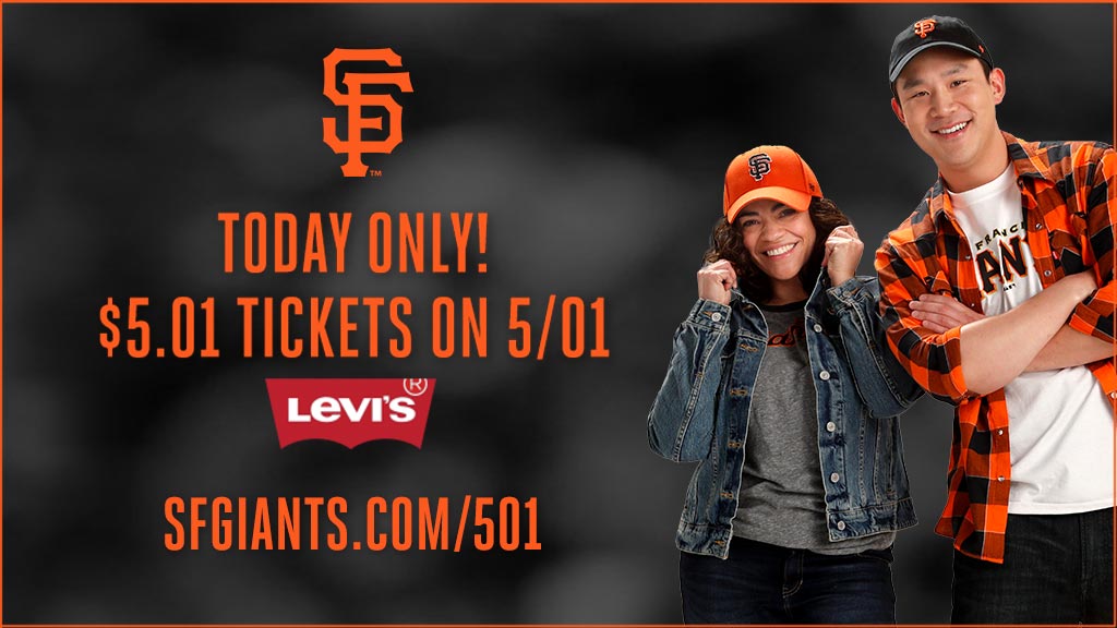 levis 501 giants tickets