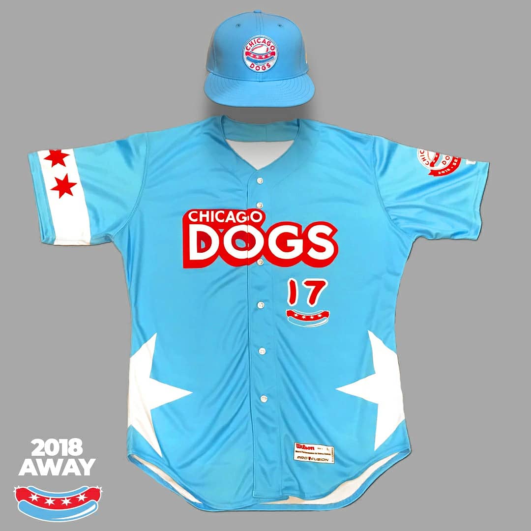 chicago dogs baseball jersey