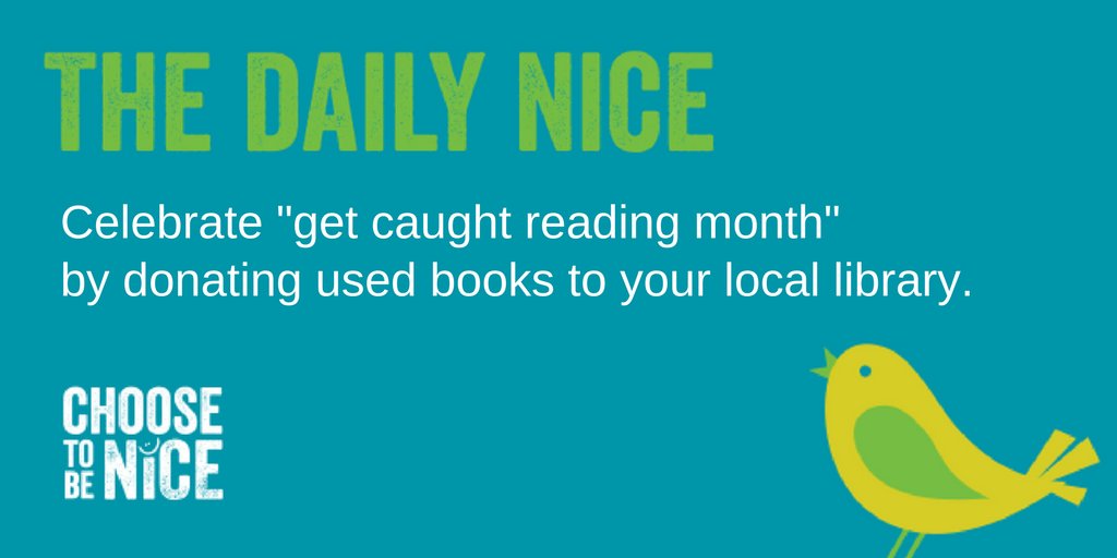 May is #GetCaughtReading month! Time to get lost in a great book! #ChooseToBeNice