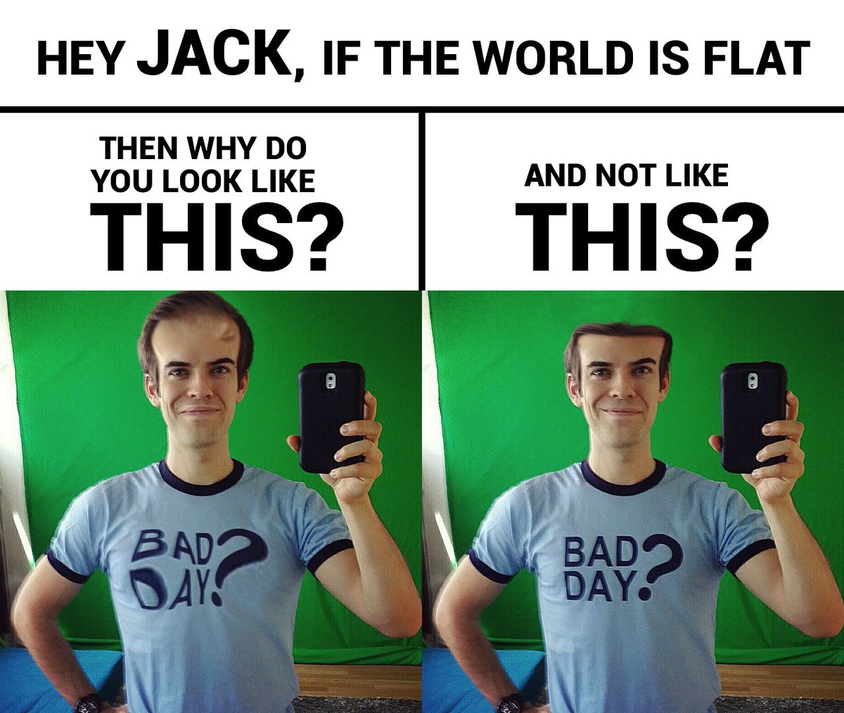 Ladondorf's tweet photo. #YIAYflat You can't hide the truth from us, @jacksfilms. https://t.co/hCKqlTh0cw