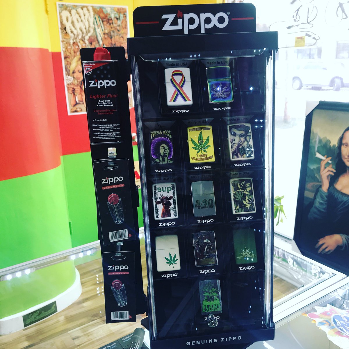 Exclusive and unique zippo lighters are here come check them out and get your own #zippolighter #calle8 #calle8miami #worldofsmokenvapecalle8 #smokingaccessories #waterpipes #bestsmokingselection #bubblers #bestsmokingbrands #chilling #ilovesmoke #smoking #smokinggadgets #420