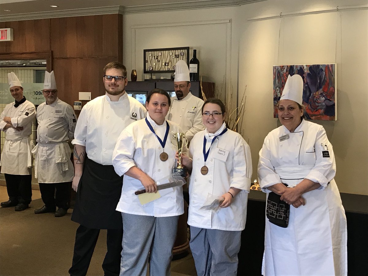 HospitalityBMHS's tweet photo. Congratulations to Maddie and Sam for their third place win in the Georgian Baking Competition today! Excellent work, girls! https://t.co/s7yRutaoos