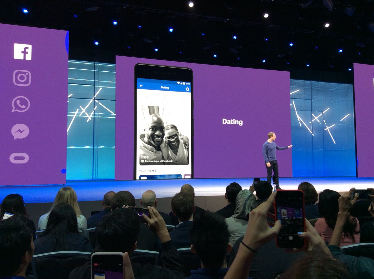 Facebook dating, bye-bye single life. #f8 #meaningfulrelationships