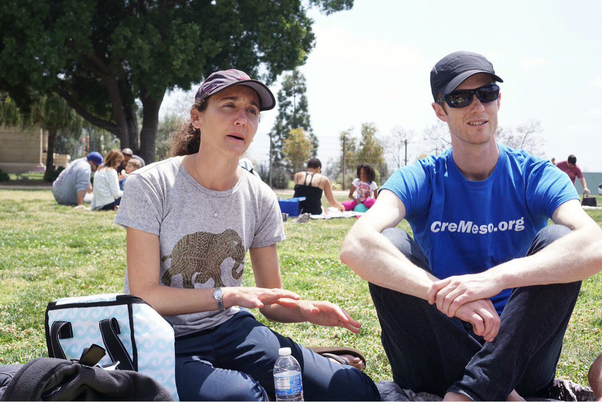 Vivek_Vis's tweet photo. Soaked up L.A. sun this weekend discussing policy with public interest lawyers working hard to fight Trump #50moments #500MilesforCA #RunwithVivek https://t.co/S8yH4VFFAN