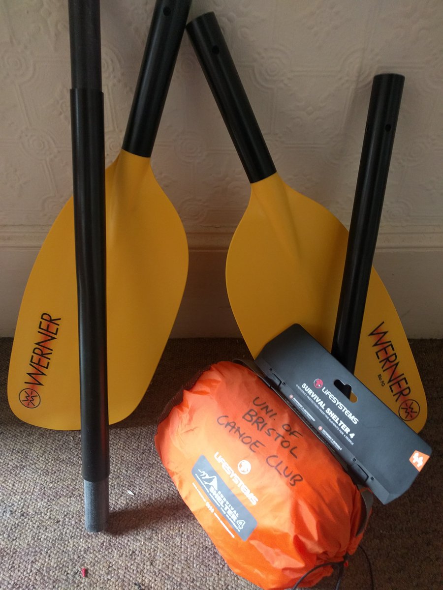 UOBcanoe's tweet photo. New safety kit! @CanoeKayakStore delivering the goods again! Thanks @Bristol_SU for the generous group grant funding - A great scheme for groups to get involved with #safetyfirst https://t.co/3tqDzllEHR