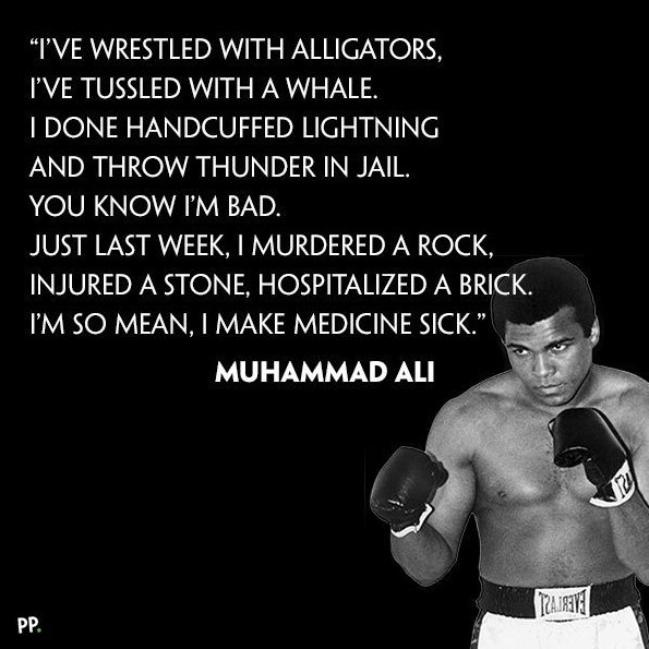 paddypower's tweet photo. As #HayeBellew2 approaches, a reminder that a boxer's fists may be brutal, but their words can be poetic. https://t.co/P2sNrSpaX2