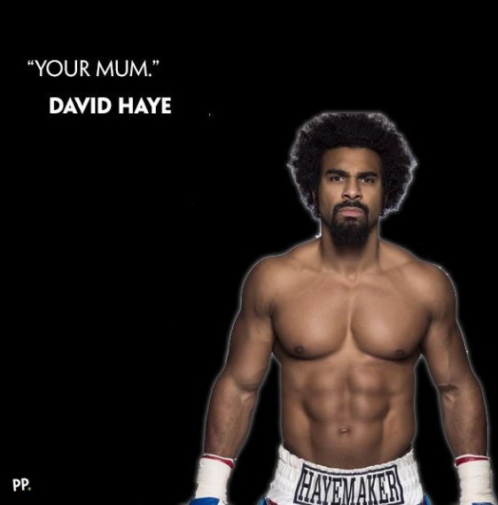 paddypower's tweet photo. As #HayeBellew2 approaches, a reminder that a boxer's fists may be brutal, but their words can be poetic. https://t.co/P2sNrSpaX2