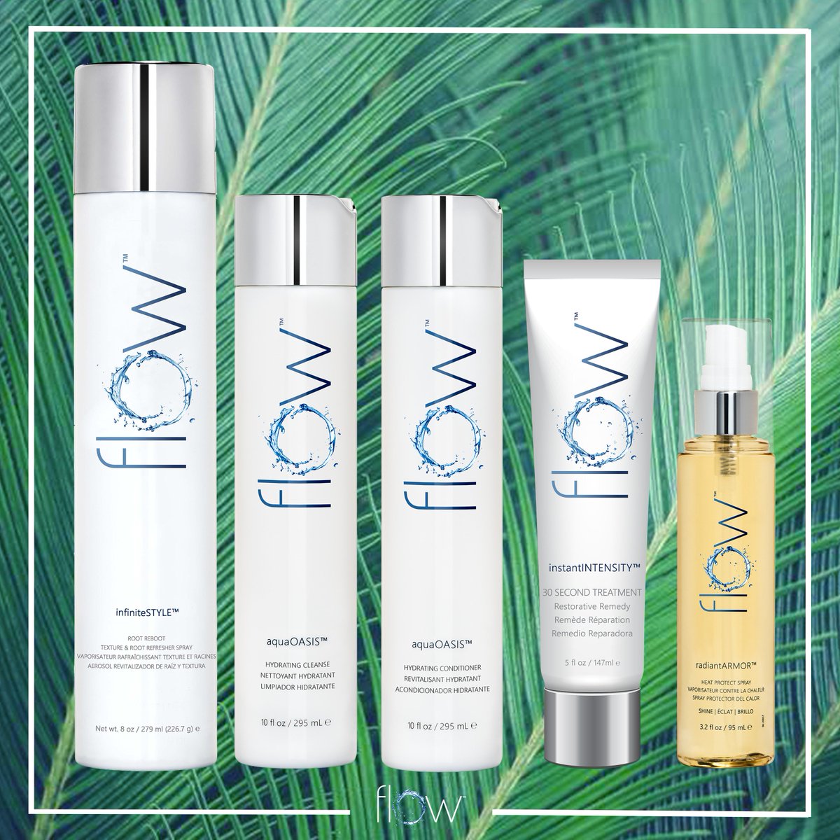 Flow must-haves as featured in our Daytime Emmys swag bag and on The Talk! 🎁🎁🎁 #swagbag #flowhaircare #30SecondTreatment #instantINTENSITY