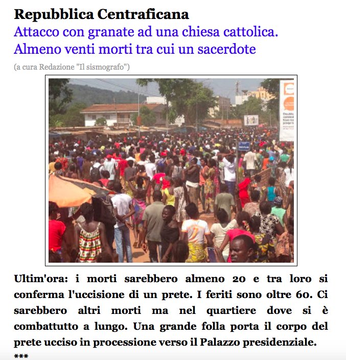 IL MARTIRIO CONTINUA...