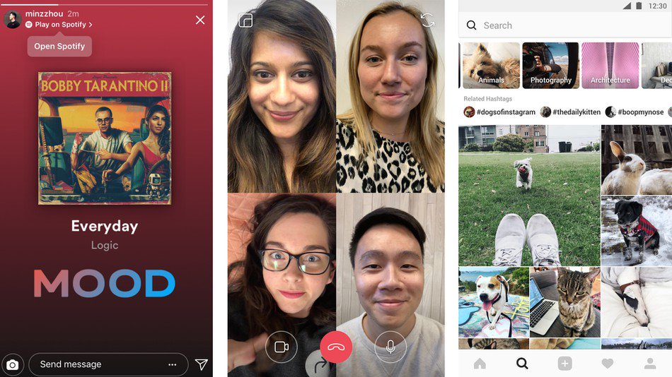 imyeasmin's tweet photo. mashsocialmedia: Instagram announces video chat, redesigned Explore tab, and more https://t.co/jh7tgjlGQx https://t.co/wpTHGgkr27