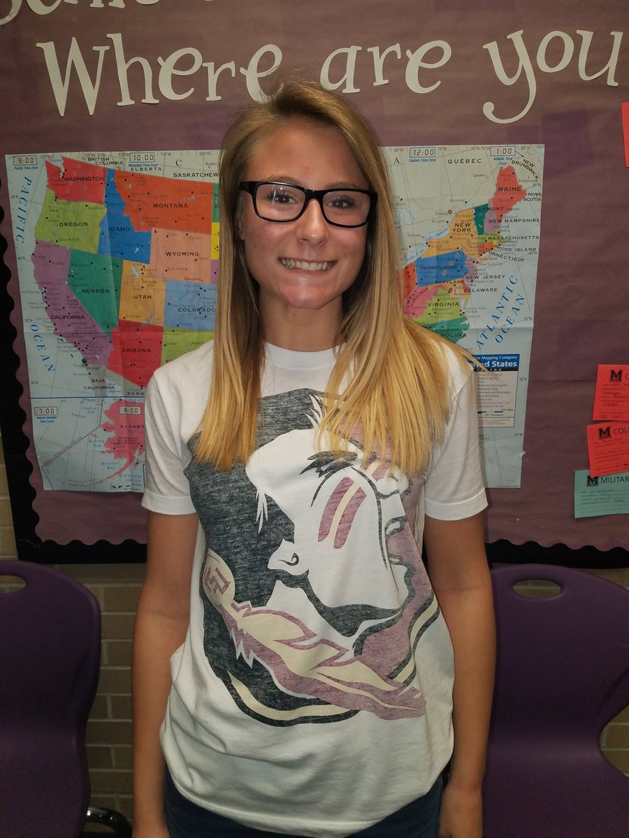 Congrats to <a href="/Destany_3/">Destany ♡</a> and her decision to attend Florida State! #CollegeDecisionDay <a href="/MC_2018_/">Class of 2018</a> <a href="/Central_MCS/">Principal Walker</a>