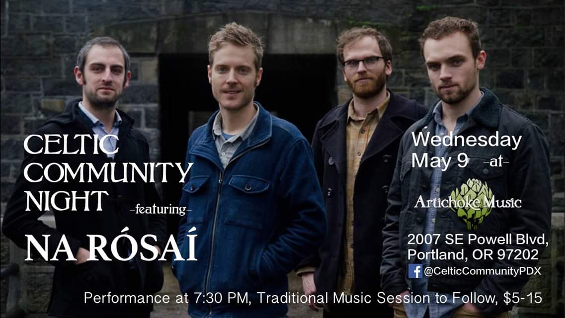 Our Album release show is next week. Trad session afterparty! #pdx #IrishMusicParty