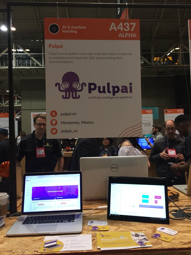 pulpai_co's tweet photo. Come meet us at area 4 of Alpha stand A437 @CollisionHQ #CollisionConf #ai #ArtificialInteligence https://t.co/9mSccImSTZ