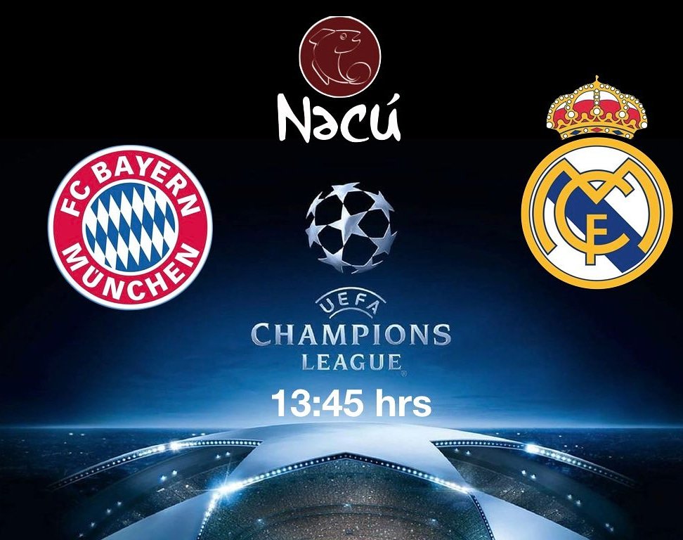 Ya listos¡! #Semifinal #ChampionsLeague #mariscos y #chelas