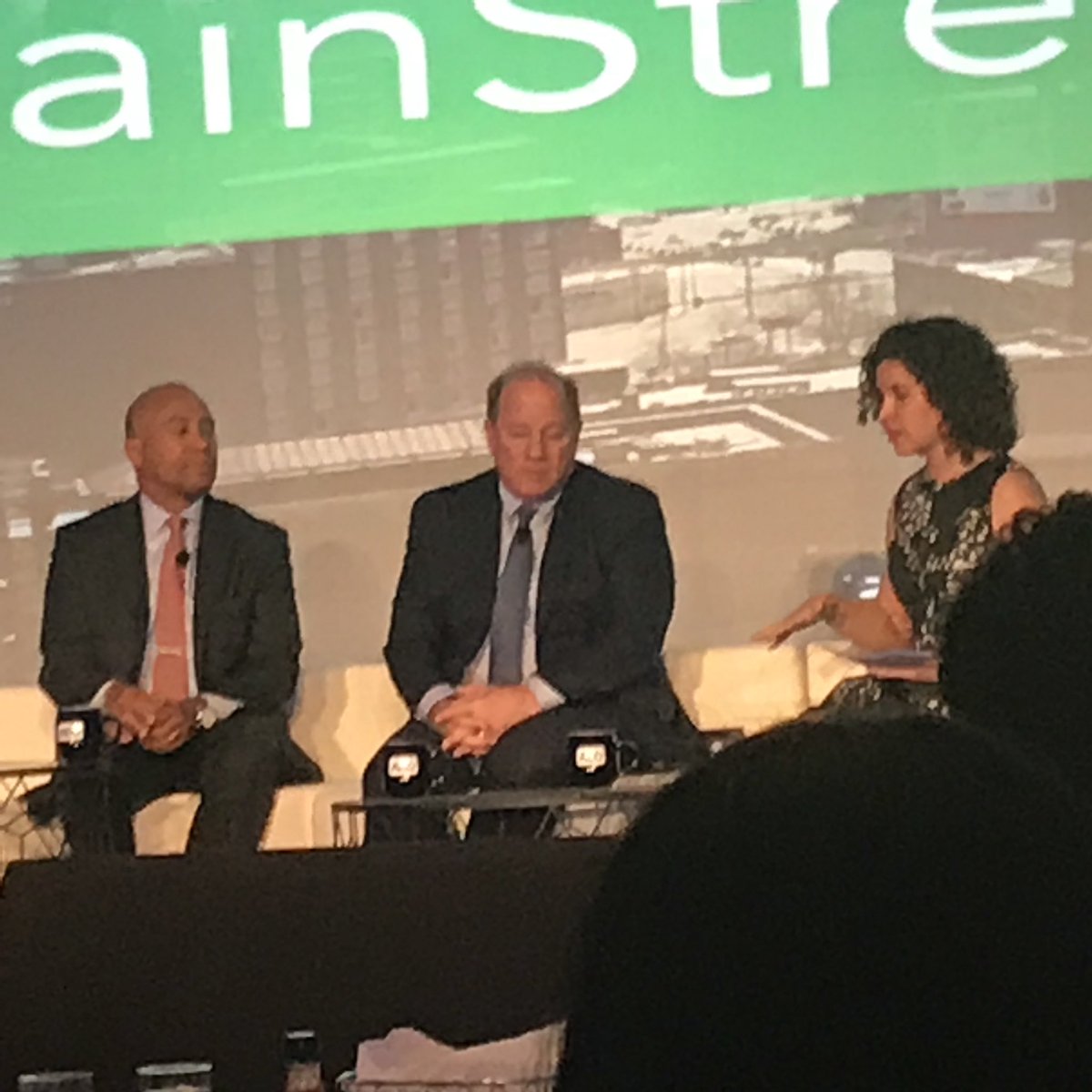 THalevyAEO's tweet photo. Inspiring dialogue among @MayorDuggan, @DevalPatrick and Janice Bowdler @JPMC_Foundation on imperatives of entrepreneurship to #moveMainStreetForward @AEOworks @TILT_Forward https://t.co/SibMOH64XP