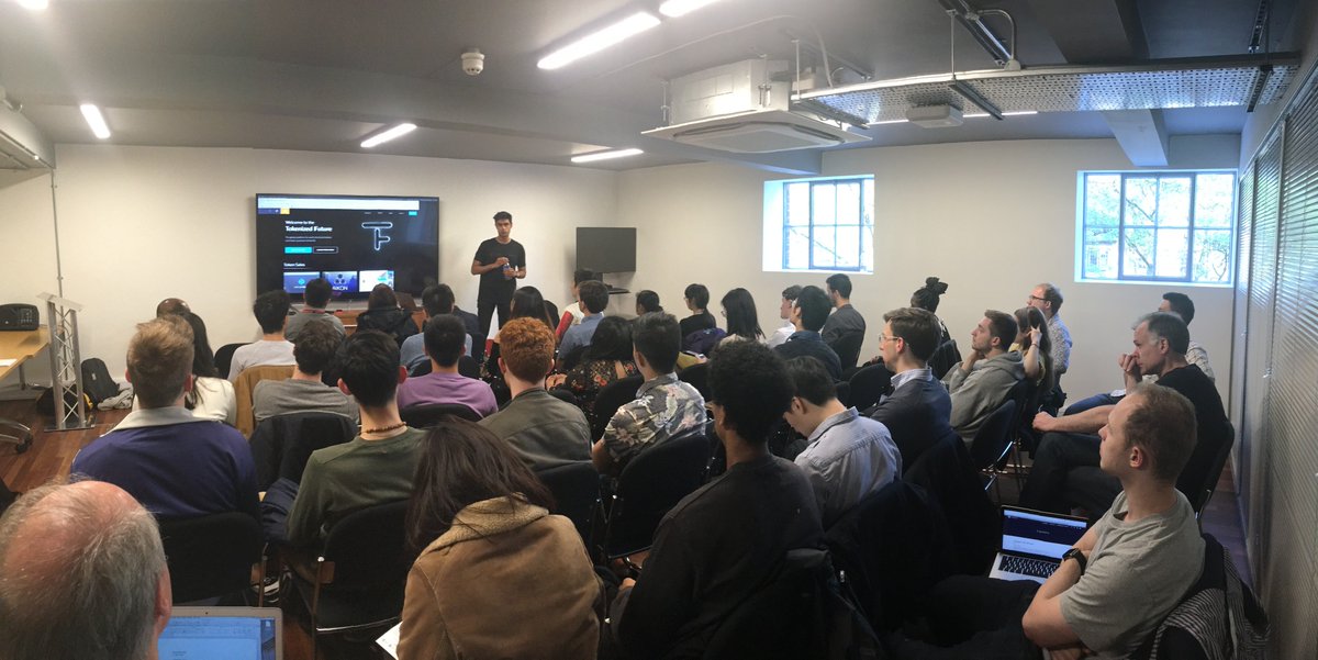 Great turnout today for our Token Foundry Workshop at Oxford Foundry. Some interesting discussions about Cryptoeconomics!