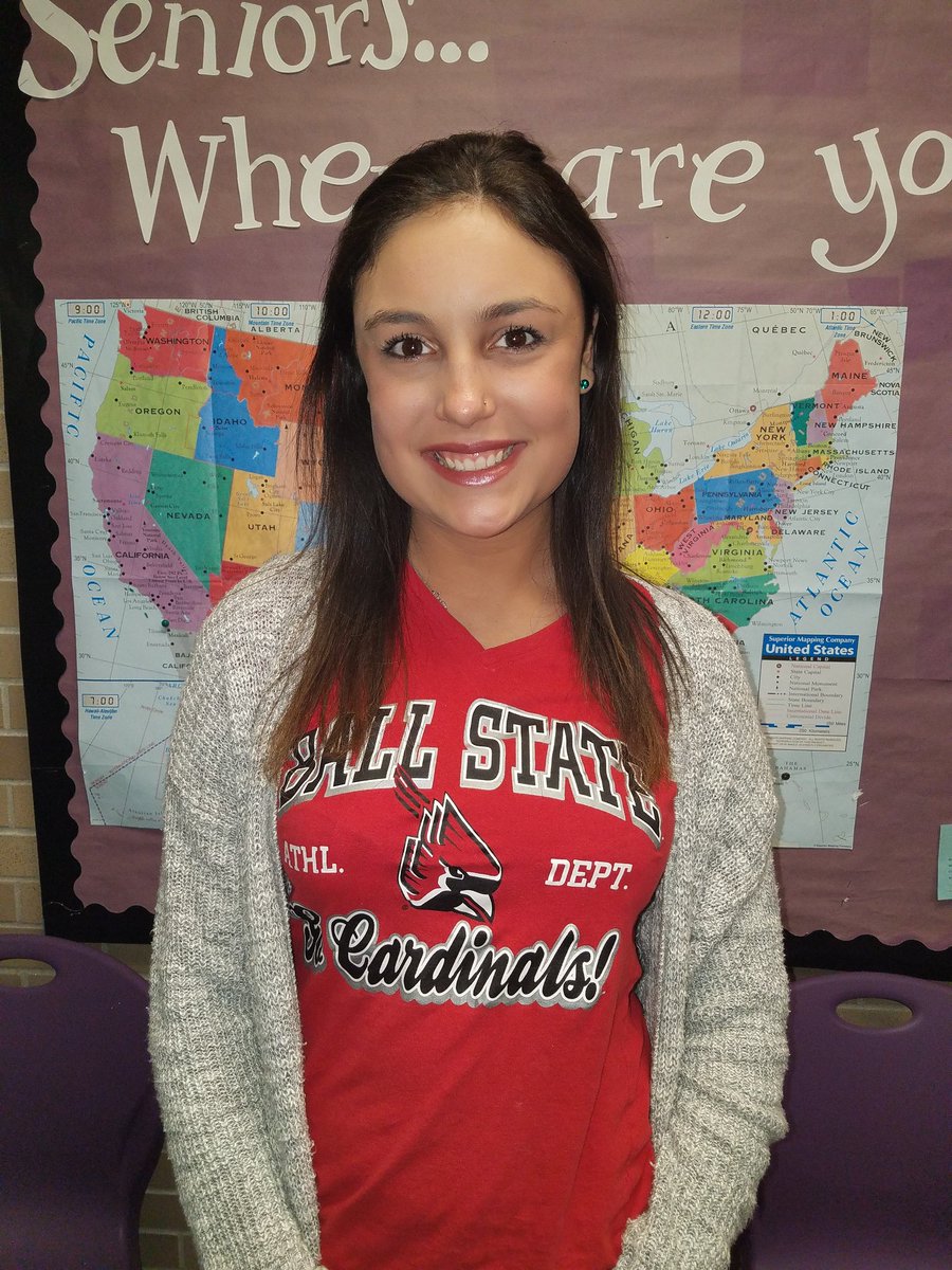Congrats to Calli Thompson and her decision to attend Ball State!! #CollegeDecisionDay <a href="/MC_2018_/">Class of 2018</a> <a href="/Central_MCS/">Principal Walker</a>