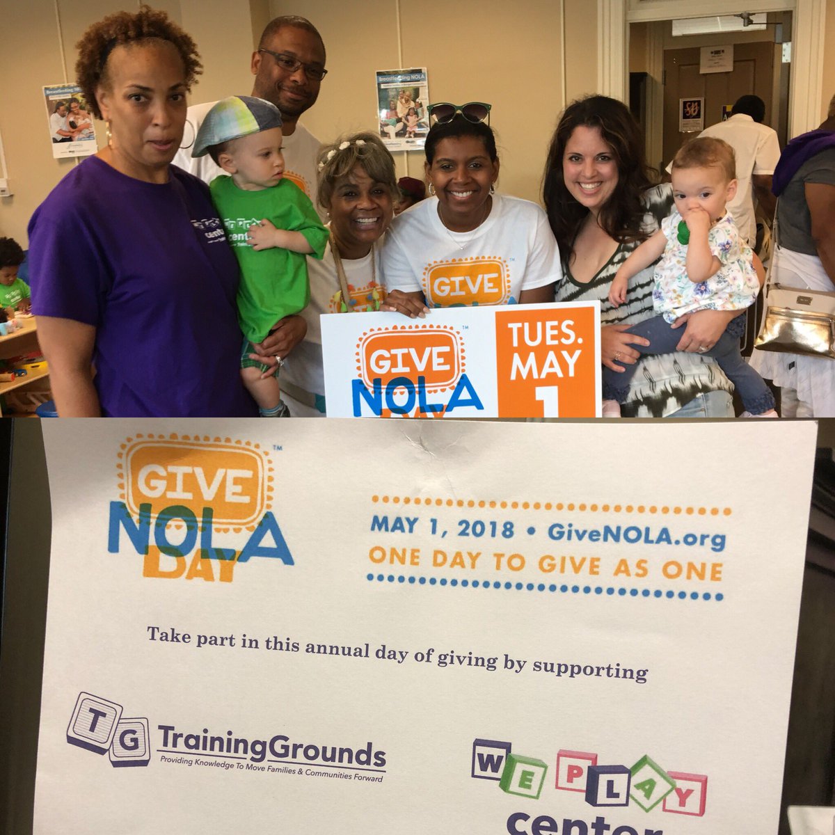 GNOFworkforce's tweet photo. First stop this morning for #GiveNOLA was @myTGnola. Love getting out to visit #nonprofits on such a wonderful day @GNOFoundation! https://t.co/Ntkp5yIVUU