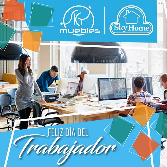 SkyhomeVzla's tweet photo. Hoy celebramos el día del trabajador, con nuestros compañeros con los que compartimos día a día, con los que trabajamos arduamente y con los que forman parte nuestra familia. Feliz día del trabajador para todos. @skyhomevzla @skymuebles #felizdia #hogar … https://t.co/OMpgXpWjgi https://t.co/CcYptGFILV