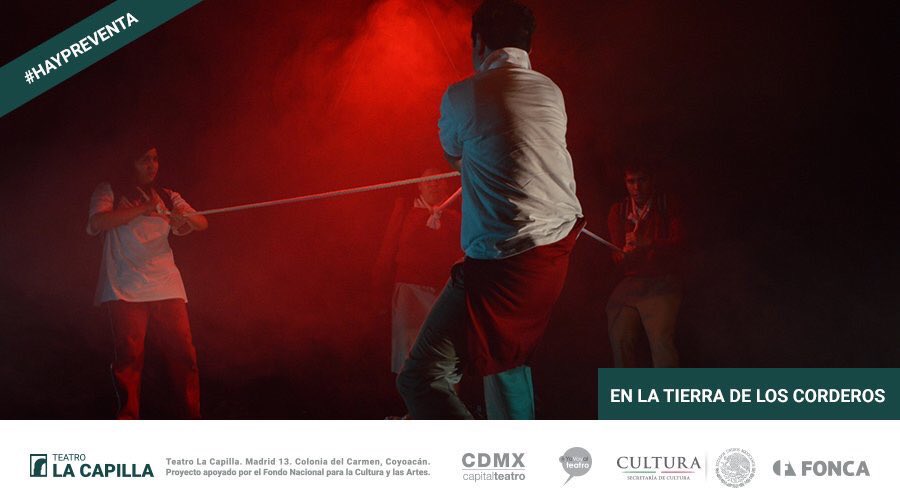 ensazu's tweet photo. Mayo llega pleno de estrenos a @LaCapillaTeatro y #SalaNovo:
Martes "Sobre la felicidad" de Vera Rivas 8pm.
Miércoles: "Hambre" de @SobredosisT 8pm
Viernes: "Micrografía del humano" @Micrografia 8:30pm.
Sábado: "En la tierra de los corderos" de @LaberintoTeatro 7pm.
¡Bienvenidos! https://t.co/ja4FfDxYSV