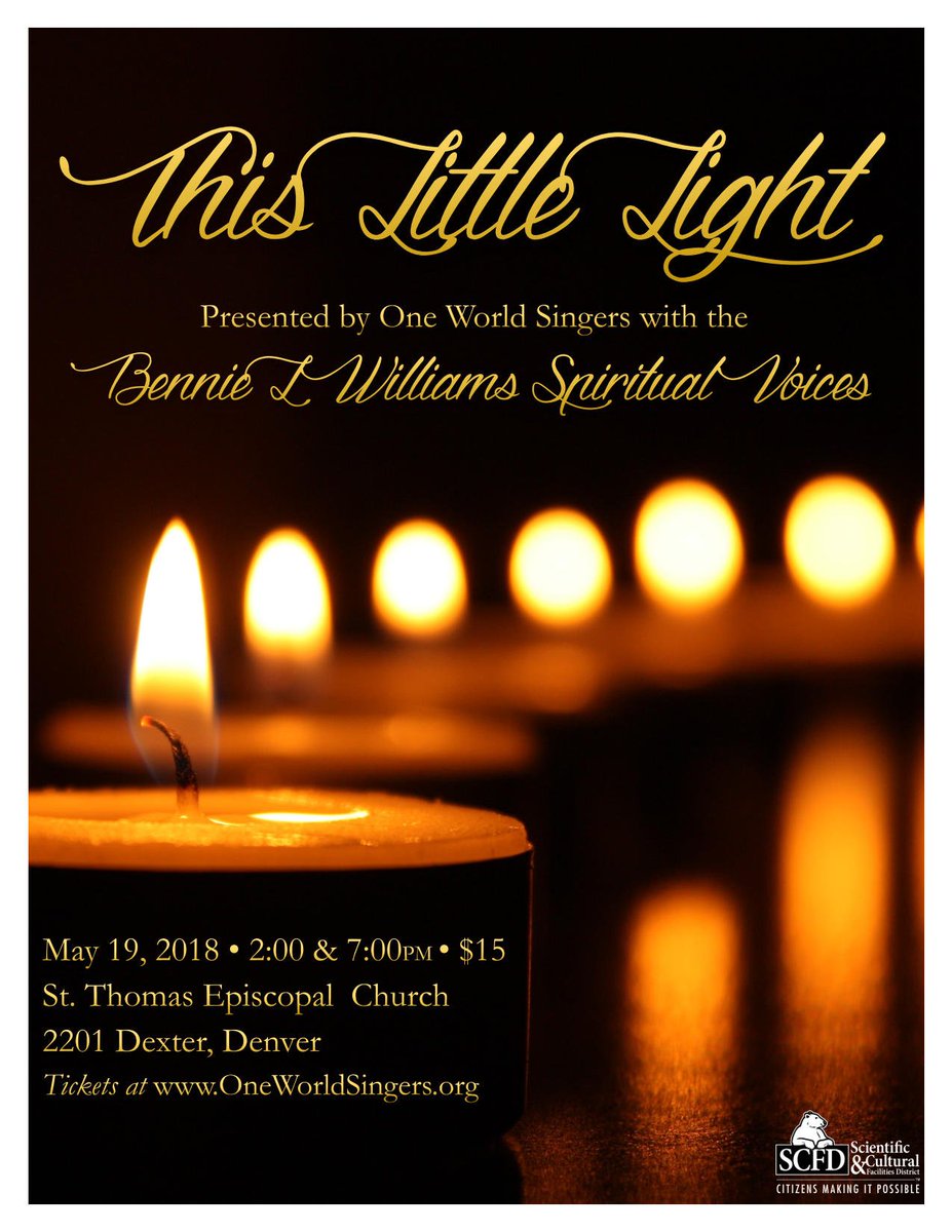 BLWSpiritVox's tweet photo. @BLWSpiritVox will joining forces with the One World Singers of Denver for a night of spirituals. Saturday, May 19, 2pm &amp; 7pm; tickets are available. https://t.co/nVbM2I96zs