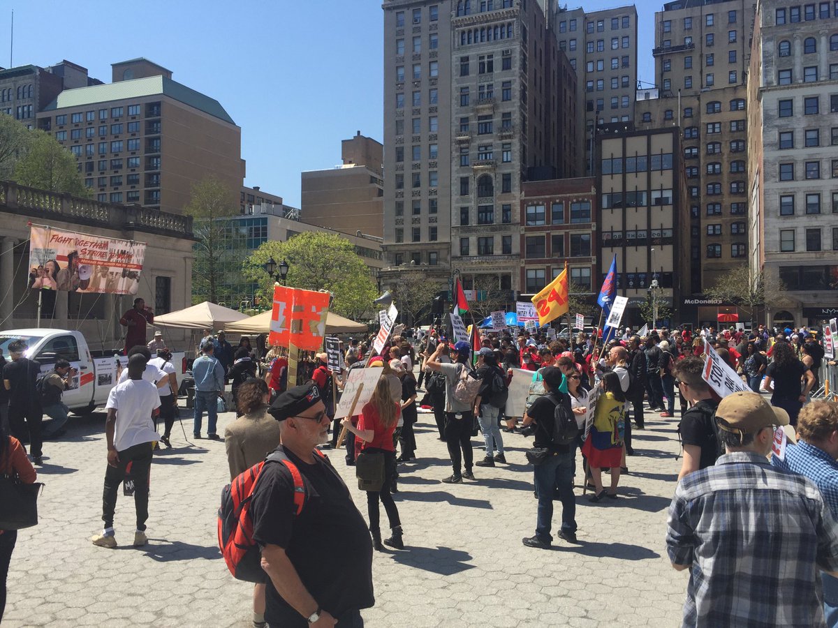 GREBLS's tweet photo. Happy #mayday y’all! From NYC to all workers across the world! https://t.co/a0oIloPNB9
