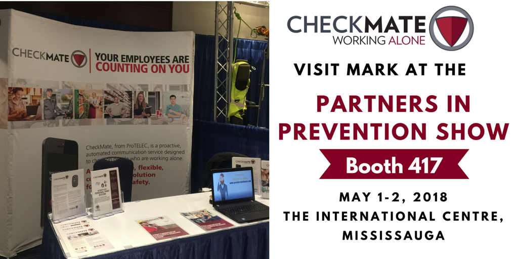 CHECKMATEAPP1's tweet image. Checking out the #PIP_Conf today? Stop by and visit us at booth #417! #loneworkers #workingalone #loneworkersafety #workplacesafety #loneworkersolution  @WSPS_NEWS