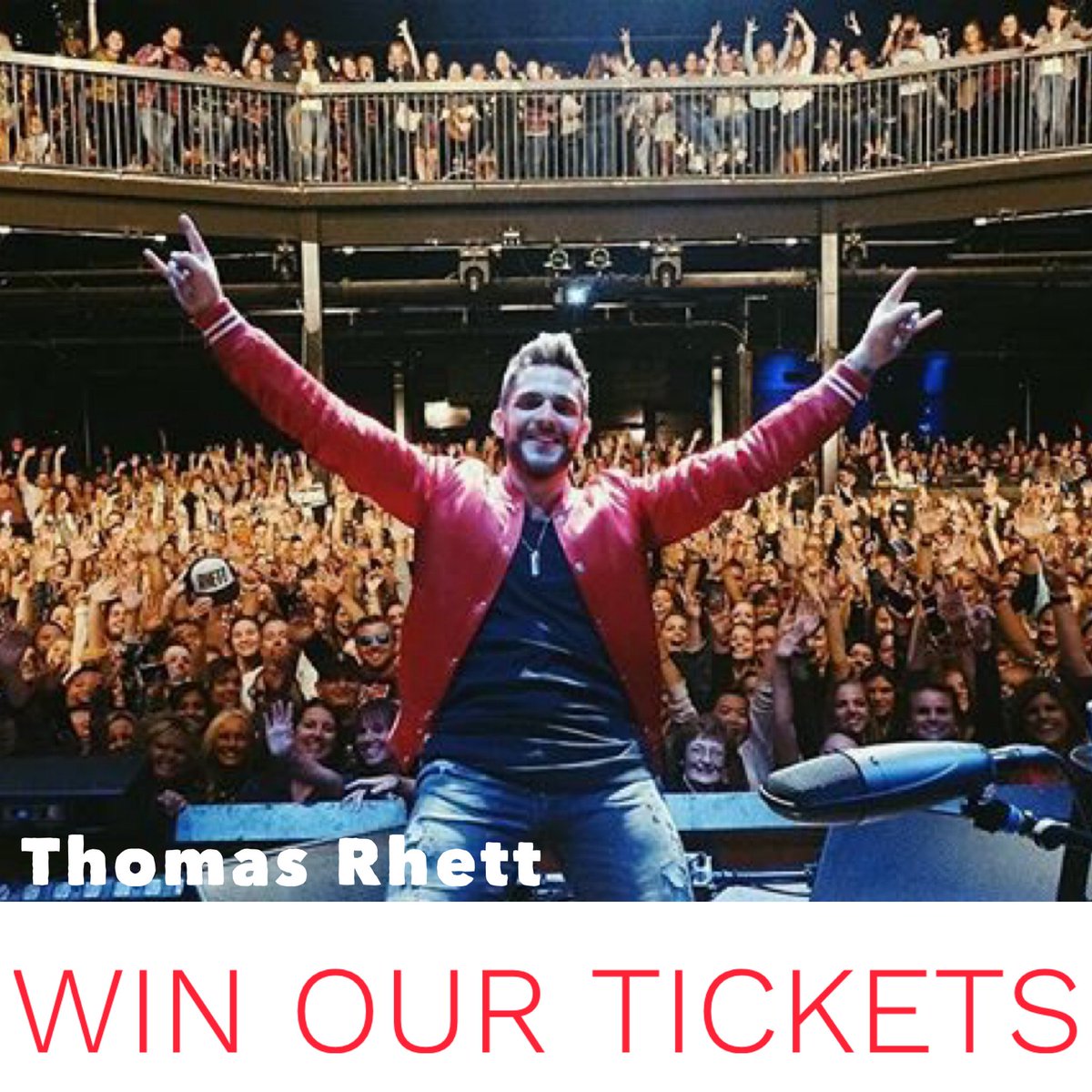 DeeksPizza's tweet photo. ATTENTION THOMAS RHETT FANS🎶🤠 Want to win our (2) tickets to Thursday's concert? To enter👉 FOLLOW✔️ &amp; RETWEET✔️ Reply with who you'd take with you to the concert &amp; you’ll be eligible to enter multiple times (1 name = 1 entry). Good luck, winner announced Wednesday night! https://t.co/1ARTa8Keug