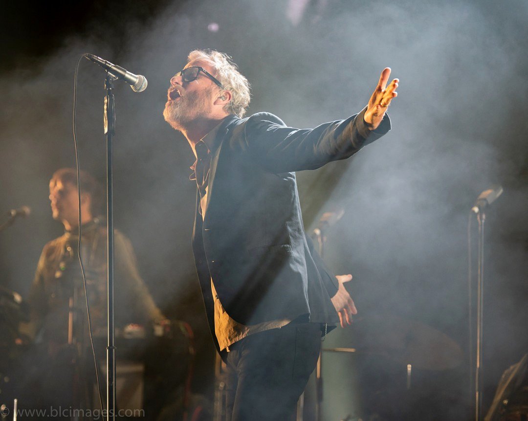 BLC_photography's tweet photo. Matt Berninger of @TheNational night two of @Ntlhomecoming performing the Boxer album. #thenational #NTLHC https://t.co/u0bD4OZipX