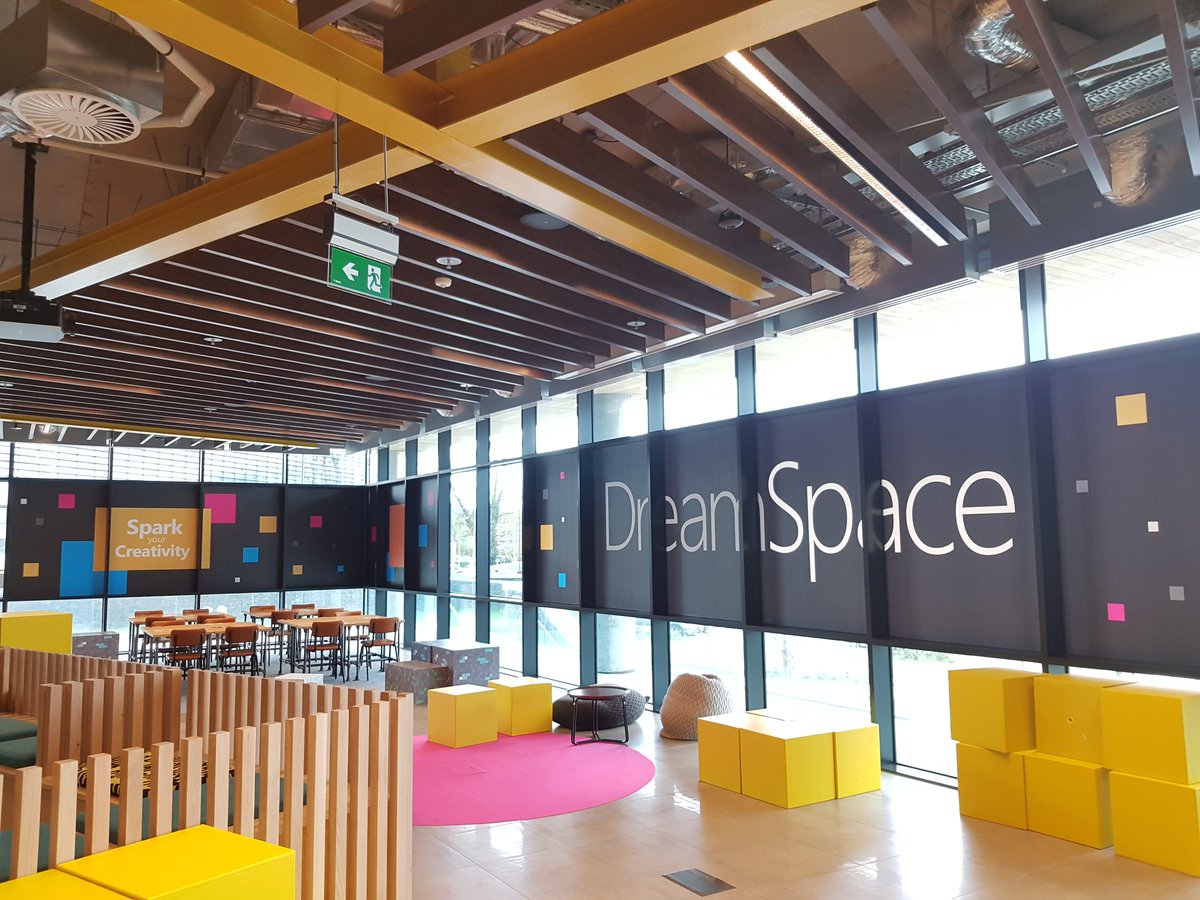 Microsoftirl's tweet photo. We’re excited to host our first #HackNation at #MSDreamSpace tomorrow where 50 female TY students from @rockfordmanor &amp; St. Raphaelas will present solutions to real world problem using microbits. This initiative aims to inspire more females to consider a career in technology. https://t.co/vPDe150ilb