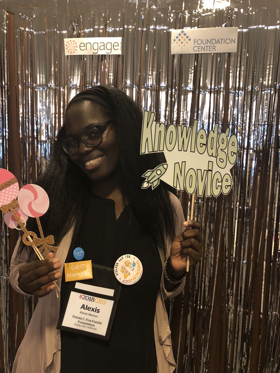 Just took the <a href="/fdncenter/">Formerly Foundation Center</a> <a href="/grantcraft/">Candid Learning for Funders</a> knowledge sharer quiz and found out I'm a Knowledge Novice! Excited to learn how to share MORE 💃🏿 #openforgood #2018geo