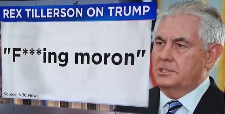 The only thing Trump's WH has ever agreed on.Trump's dangerously unfit. Kelly said he's an idiot. Tillerson said he's a fucking moron. Gary Cohn said he's dumb as shit. McMaster said he's a dope. Priebus & Munuchin agreed he's an idiot.
