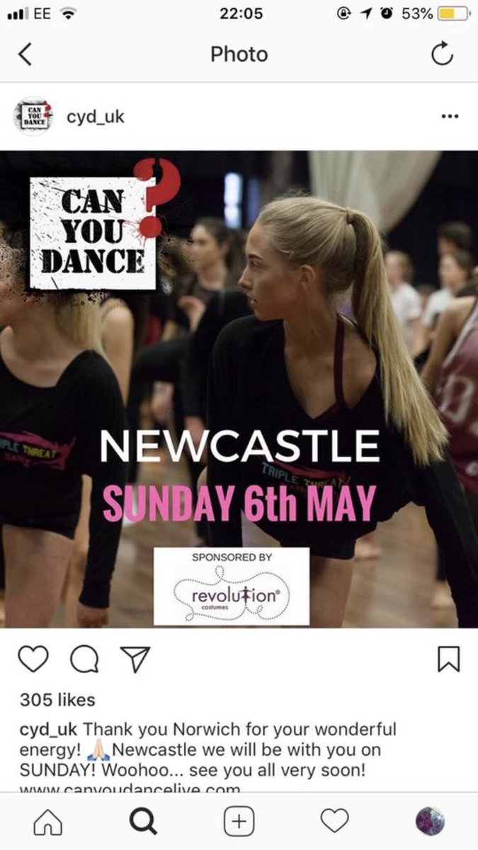 TripleT_Dance's tweet photo. Check us out in the advertisement for @CanYouDance_uk we can’t wait for Sunday #cydnewcastle #cyd #cyd2018 https://t.co/PiMzPoqEgR
