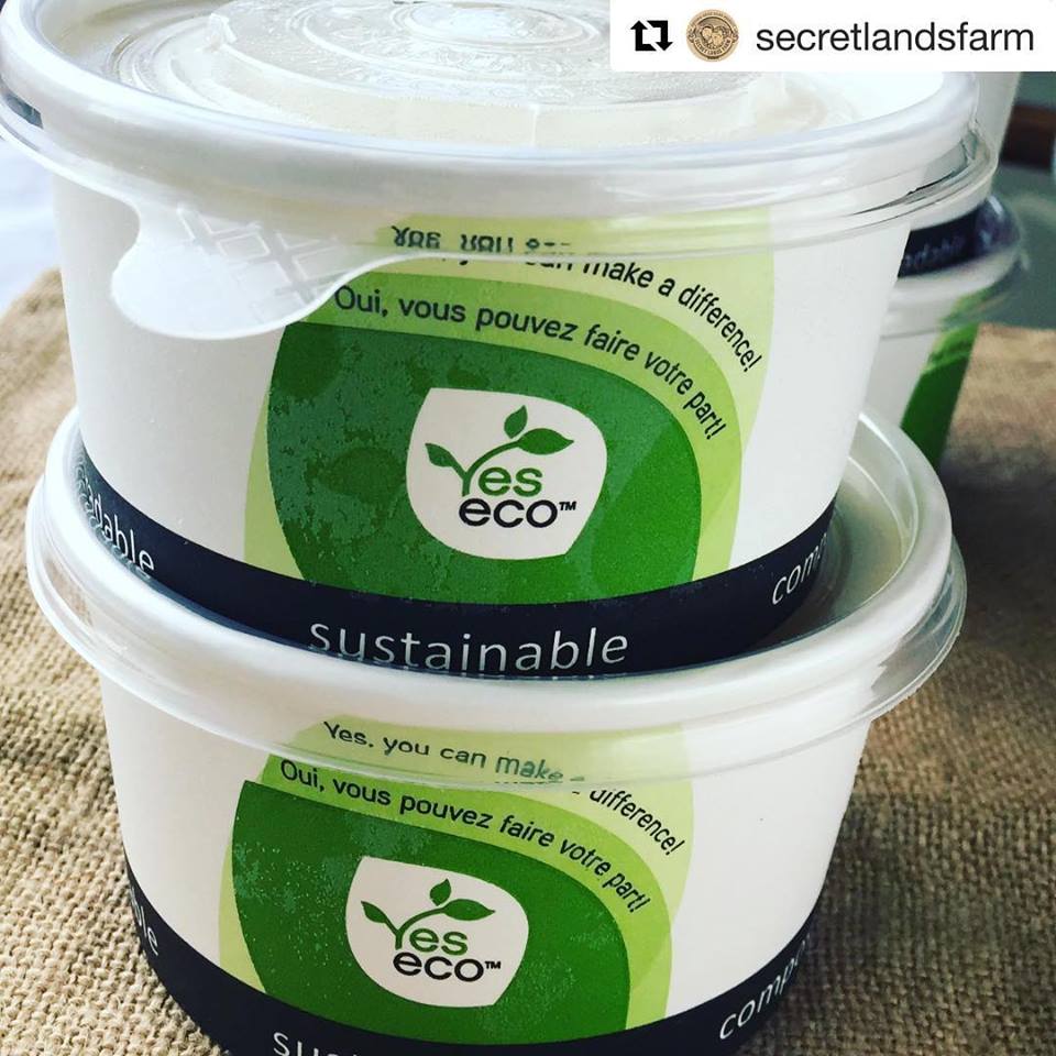 Big shoutout to <a href="/secretlandsfarm/">Secretlandsfarm</a> who chooses compostable packaging for their delicious products! #secretlandsfarm #sheepdairy #kefir #yogurt #keto #sorbet #organic #simpleingredients #healthy #compostable #biodegradable #naturalprobiotic #specialtyfood