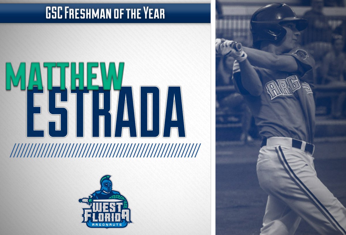 GulfSouth's tweet photo. 2018 #GSCBB Freshman of the Year: Matthew Estrada, @GoArgos https://t.co/VBvevN0Mde