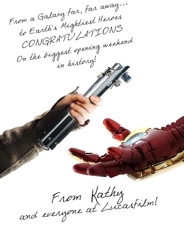icecoldpenguin's tweet photo. This picture posted by @starwars is literally the best thing ever! #wehaveclass #starwars #marvel I love that these two worlds are appreciate of each other! #fandomsunite https://t.co/VqhqSfd14y