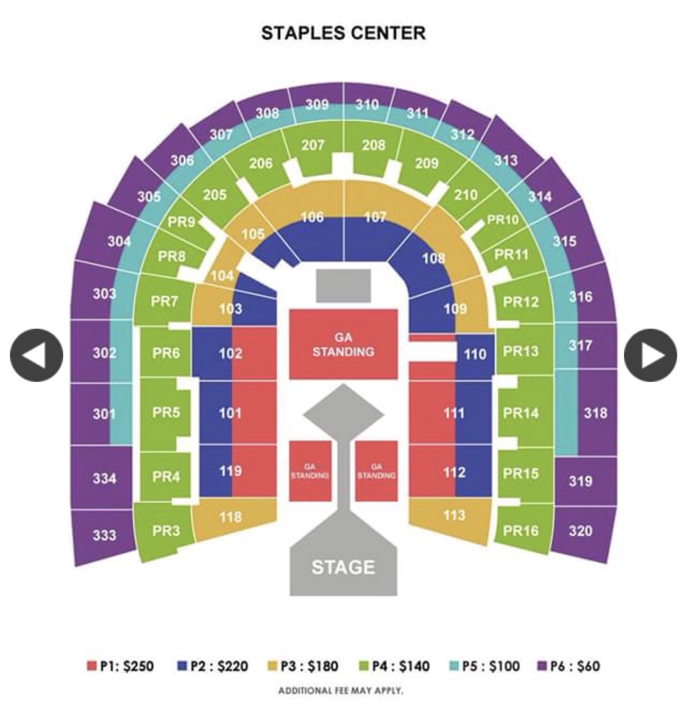 Bts Seating Chart La