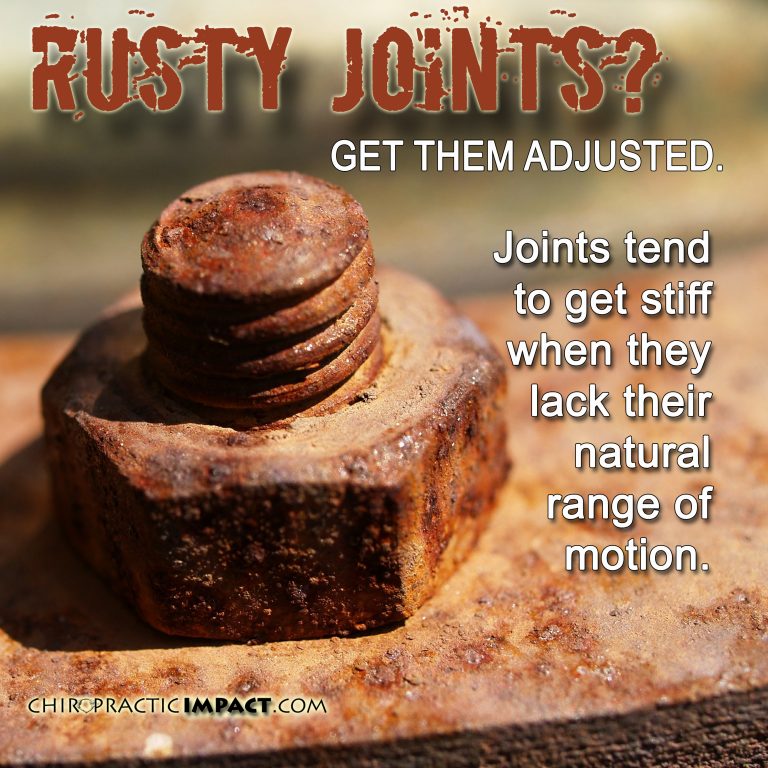 Those arthritic joints that you chalk up to the aging process might actually be caused by a structural imbalance or restricted joint capsule mobility. Maintaining proper alignment and healthy range of motion keep your joints and surrounding soft tissue strong and resilient.
