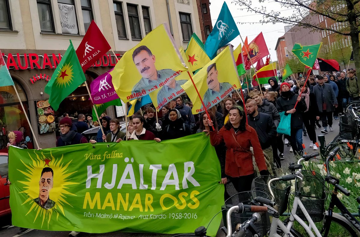 NCDK123's tweet photo. Bilder från dagens 1 maj demostration @alltatallamalmo @autonomorganis1 @realrojkom @AutonomousRevNA https://t.co/a4nuRiGWYB