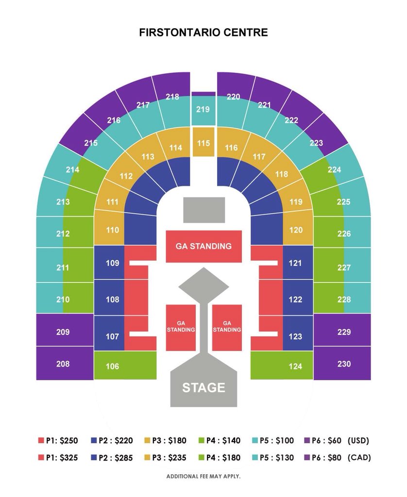 Bts Seating Chart Hamilton