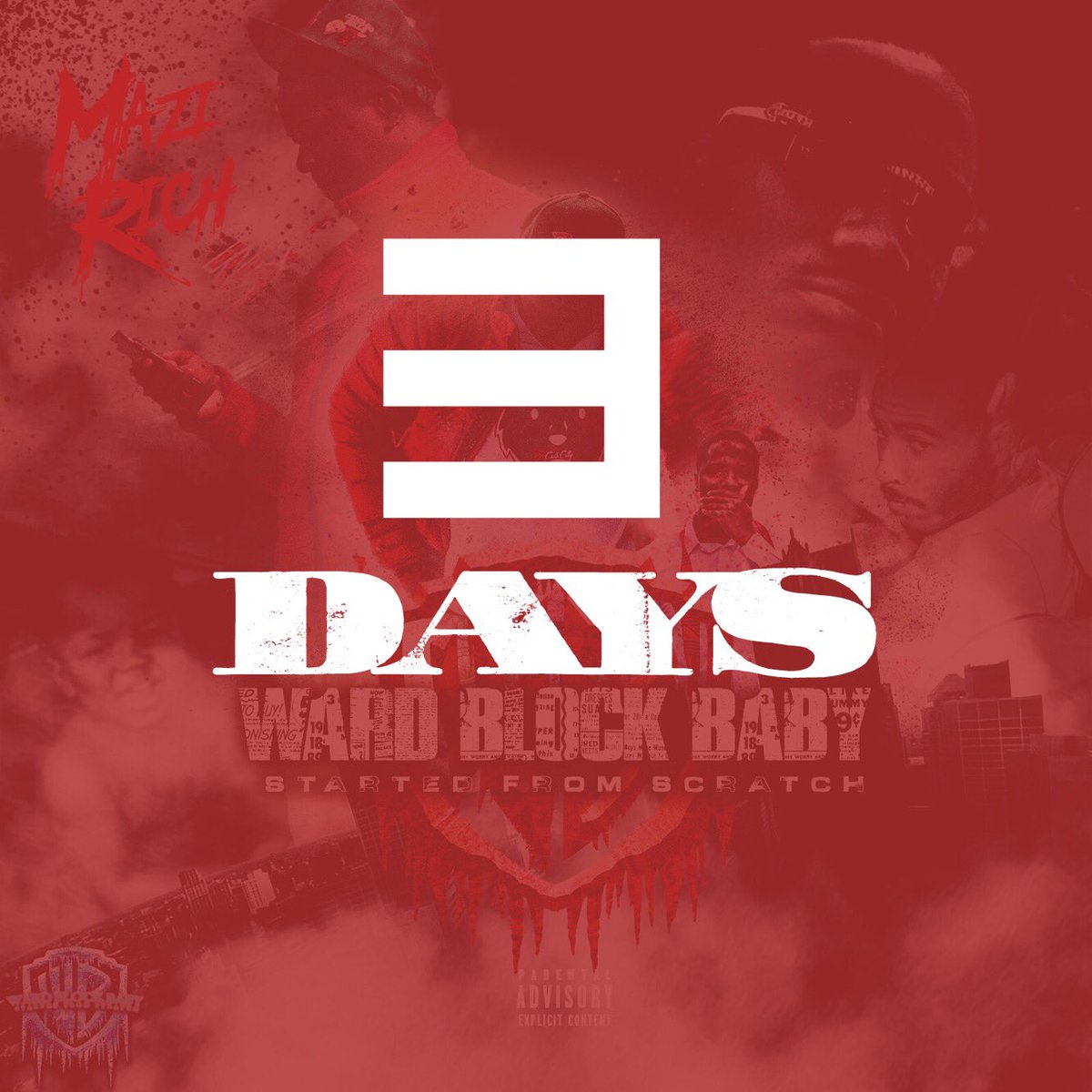 _MAZIRICH's tweet photo. #WardBlockBaby #StartedFromScratch 🏚👶🏾 in 3 Days!👀🔥🤔 NO FEATURES🌪 https://t.co/VS3goNa5Q9