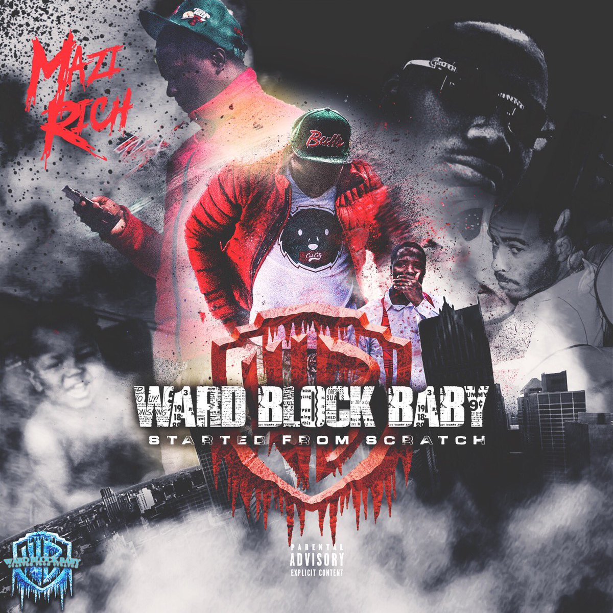 _MAZIRICH's tweet photo. #WardBlockBaby #StartedFromScratch 🏚👶🏾 in 3 Days!👀🔥🤔 NO FEATURES🌪 https://t.co/VS3goNa5Q9